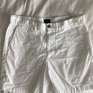 J. Crew Men’s Cotton Classic White Shorts NEW without Tags Size 33